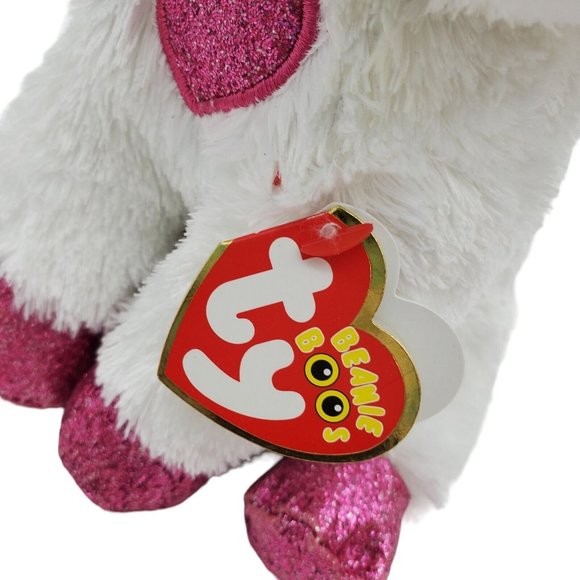 Ty Beanie Boos CHERIE the Unicorn 9" Plush‎ Pink Stuffed Animal Walgreen's Excl - Picture 6 of 10